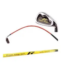 ゴルフ練習用　ぐにゃぐにゃシャフト　アイアン　ロジャーキング