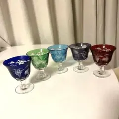 本日限定価格 ｜島津薩摩切子 小皿 cut50 緑｜伝統工芸 ガラス皿