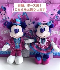 ミニーのファンダーランド パルパルーザ ミニパル ぬいぐるみバッジ　２点セット