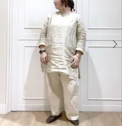 スタディオクリップ days ベイカーパンツ　アイボリー　Mサイズ
