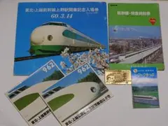東北、上越新幹線開業記念セット NRE 上越新幹線開業30周年メモリアルグッズ 販売（2012年9月14日