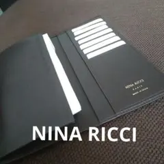 NINA RICCI 長財布 ブラック レザーのサムネイル