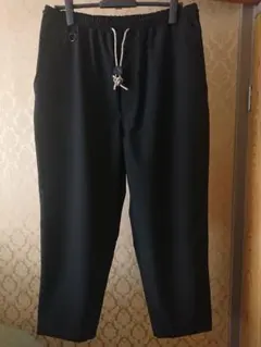 24SS コムデギャルソンオム イージーパンツ テーパード ブラック