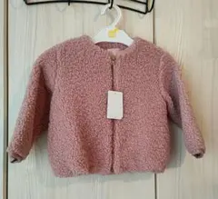 ピンク ボアブルゾン 95cm