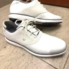 ○美品 FootJoy レディース スパイクレスシューズ ホワイト 97933J