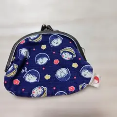 ちびまる子ちゃん　原作デザイン　和風がま口