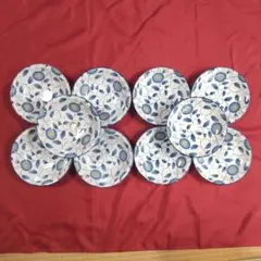 新品未使用　長助窯　平皿・深皿　各5枚