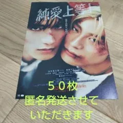 匿名発送 映画純愛上等！フライヤー50枚