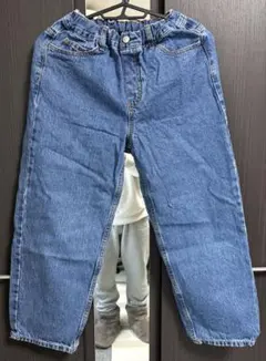 GU 150cm デニムパンツ ウエストゴム