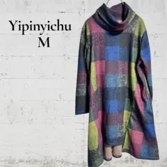 【Yipinyichu】【M】ワンピース　長袖　厚め　チュニック　ハイネック