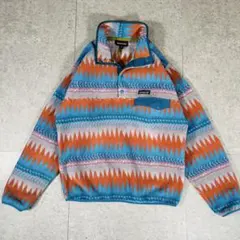 Patagonia 2017年 シンチラスナップT ニカラグア製 XSミネハハ柄