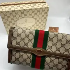 GUCCI グッチ GGスプリーム シェリーライン クラッチバッグ ヴィンテージ
