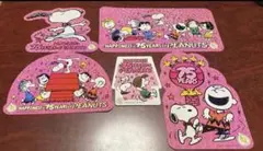 スヌーピー　PEANUTS 75周年　ステッカー　5枚セット　5種類