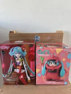 初音ミク Flower Fairy 椿 & ガンダム×ミク シャアザクぐるみ2種