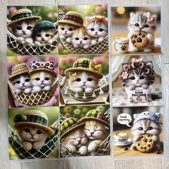 パネル生地　猫②