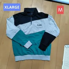 XLARGE ハーフジップ スウェット