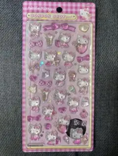 【正規品】ボンボンドロップシール ハローキティ ピンク サンリオ