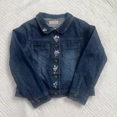 メゾピアノ　mezzo piano 刺繍　デニムジャケット　ジージャン　140