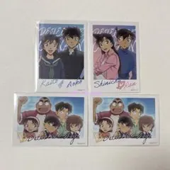 名探偵コナン ツインブロマイド 工藤新一 毛利蘭 黒羽快斗 中森青子 少年探偵団