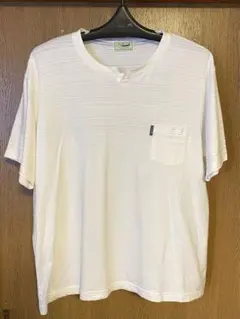 クロコダイル　Ｔシャツ　半袖　ポケット付き　白い横縞　3Lサイズのサムネイル