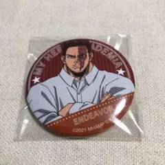 僕のヒーローアカデミア　ワールドヒーローズミッション　エンデヴァー缶バッジ