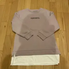 スウェット（レディース）　長袖レイヤード