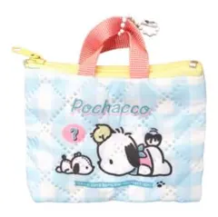 ガチャ サンリオ　レトロレッスンバッグミニキーホルダー　ポチャッコ