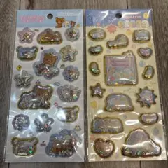 新品未開封】キラッとぷくぷくエアーシール　すみっコぐらし・リラックマ