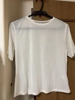 GUホワイト シアーTシャツ　XL