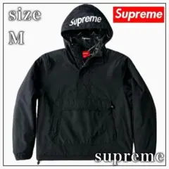 037【入手困難】シュプリーム♤センターロゴ　人気即完売品アノラックジャケット シュプリーム(Supreme)シュプリーム Supreme × NIKE レザーアノラック