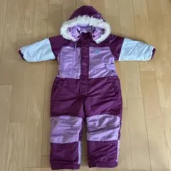 Moujonjon 子供用スキーウェア 紫とピンク　95cm