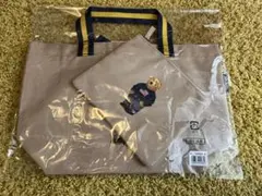 ポロ ラルフ ローレン　ポロベアトートバッグ　ポーチ付き