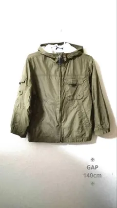 GAP✠子供服 ジャケット/ウインドブレーカー 140cm 薄手 カーキ