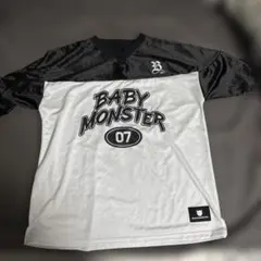 BABYMONSTER ゲームシャツ BLACK Mens ベビモン