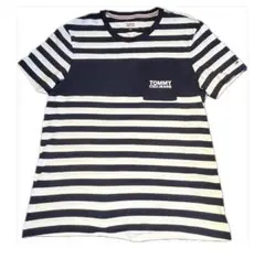 TOMMY JEANS ボ-ダ- Tシャツ