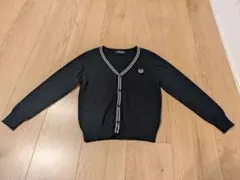 COMME CA ISM ブラックカーディガン 120A