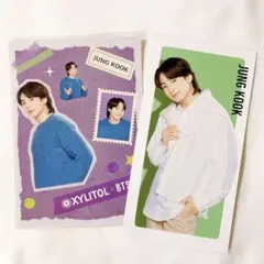 BTS 公式 キシリトール デコシール カード JUNGKOOK