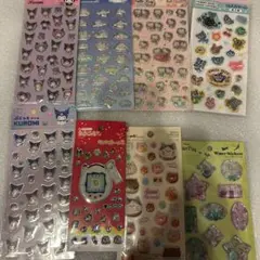 新品　サンリオ　ぷくっとシール　たまごっち　8枚セット