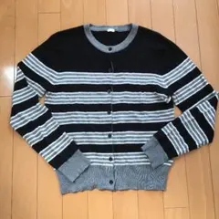 GU ボーダー カーディガン M