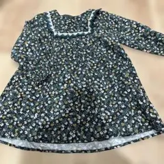 happyology 花柄ワンピース 90