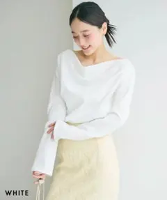 【新品 未開封】BASEMENTonline長袖ドレープポンチトップスのサムネイル