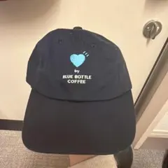 【HUMAN MADE】 BLUE BOTTLE COFFEEキャップ　ネイビー