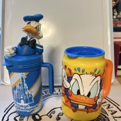 101.東京ディズニーランド16周年 1999年 ドナルド ドリンクカップ2種