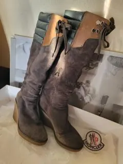 MONCLER/モンクレール Passy レディース·厚底ロングブーツ·24.5