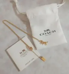 美品　COACH　コーチ　レキシー　ネックレス　ペンダント　恐竜　レア