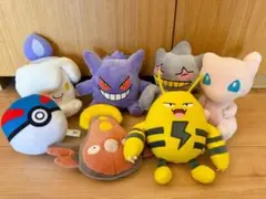ポケモン ぬいぐるみ マスコット 7個セット