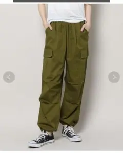 ALAND 3.3 Field Tripドロストカーゴパンツ　カーキ