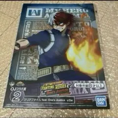 僕のヒーローアカデミア　一番くじ　A4クリアファイル2種　轟焦凍・夜嵐イナサ