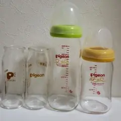 ピジョン　Pigeon 母乳実感　耐熱ガラス性　哺乳瓶　4本セット
