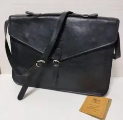 イルビゾンテ 本革レザー 2wayブリーフケース ビジネスバッグ ブラック 美品のサムネイル